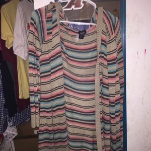 Rue 21 Cardigan Size Large With hoodie